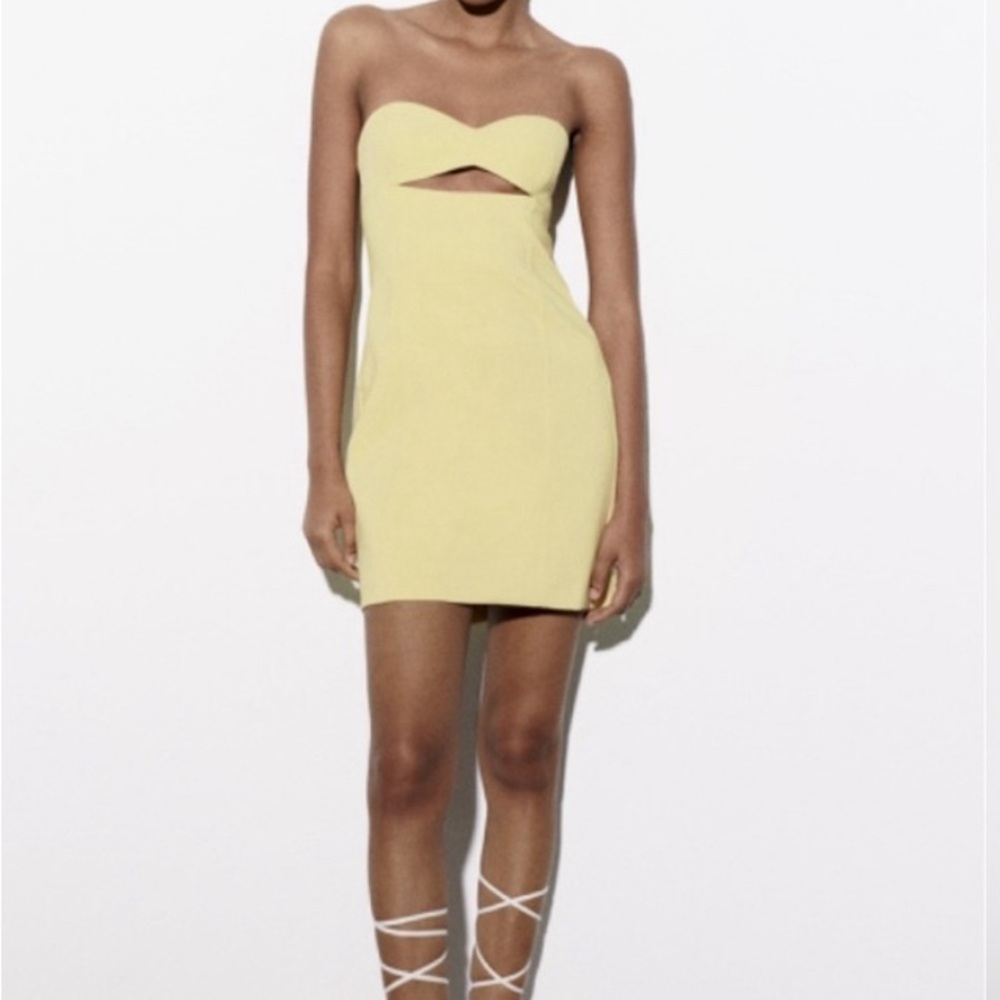 ZARA Yellow Dress